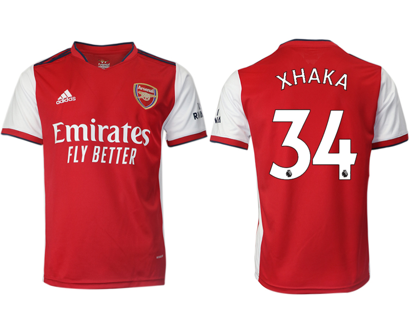 Men 2021-2022 Club Arsenal home aaa version red #34 Soccer Jersey